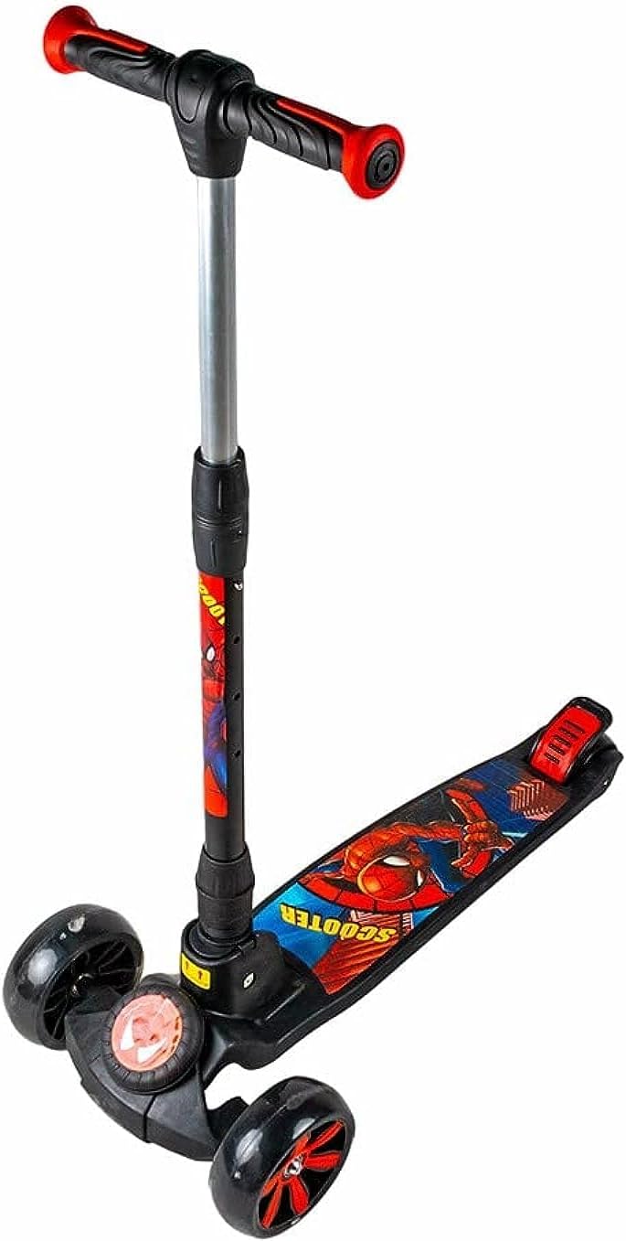 Παιδικό Πατίνι Spiderman Led Τρίτροχο με Μουσική QKY-918