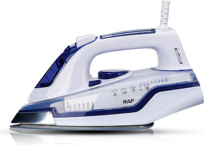 Raf Σίδερο Ατμού 2400W με Συνεχόμενη Παροχή 30gr/min R.1262B ΜΠΛΕ