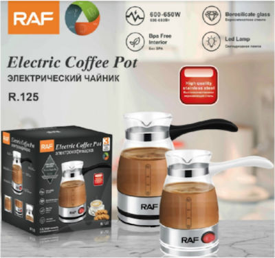 Ηλεκτρικό Μπρίκι 600W με Χωρητικότητα 500ml Raf R.125 Μαύρο