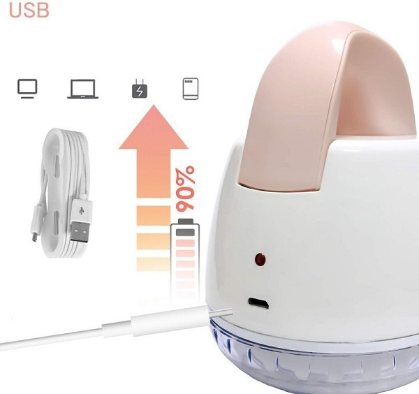 Επαναφορτιζόμενος Αποχνουδωτής Λευκός KEMEI RF-1805