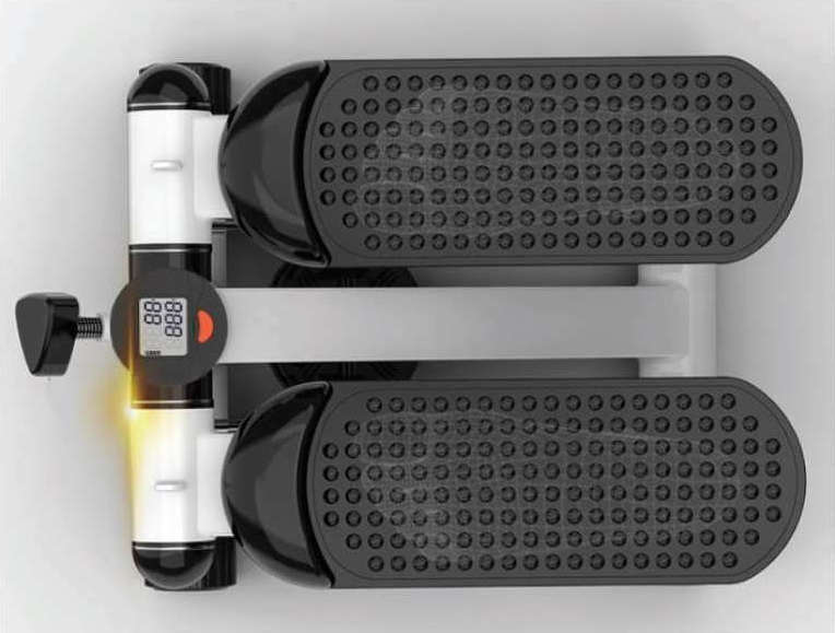 Clever Mini Stepper με Λάστιχα Εκγύμνασης Ryd-006 Λευκό