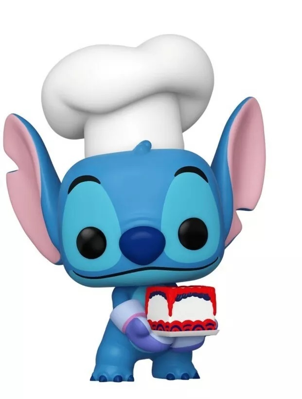Pop Disney Lilo & Stitch 3,75 Inch Action Figure Exclusive - Stitch as Baker #978 Μπλε
