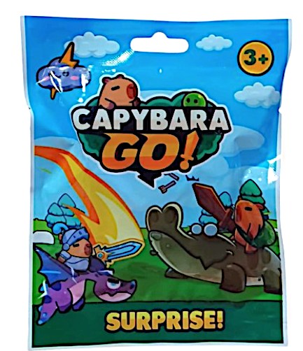 Σακουλάκι με φιγούρα Capybara και κάρτες Surprise 874-1