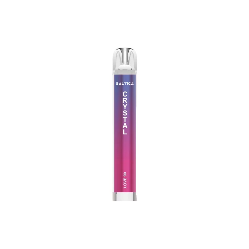 Saltica Crystal Ηλεκτρονικό Τσιγάρο μιας Χρήσης 700 Εισπνοών Love 99 2ml 20mg