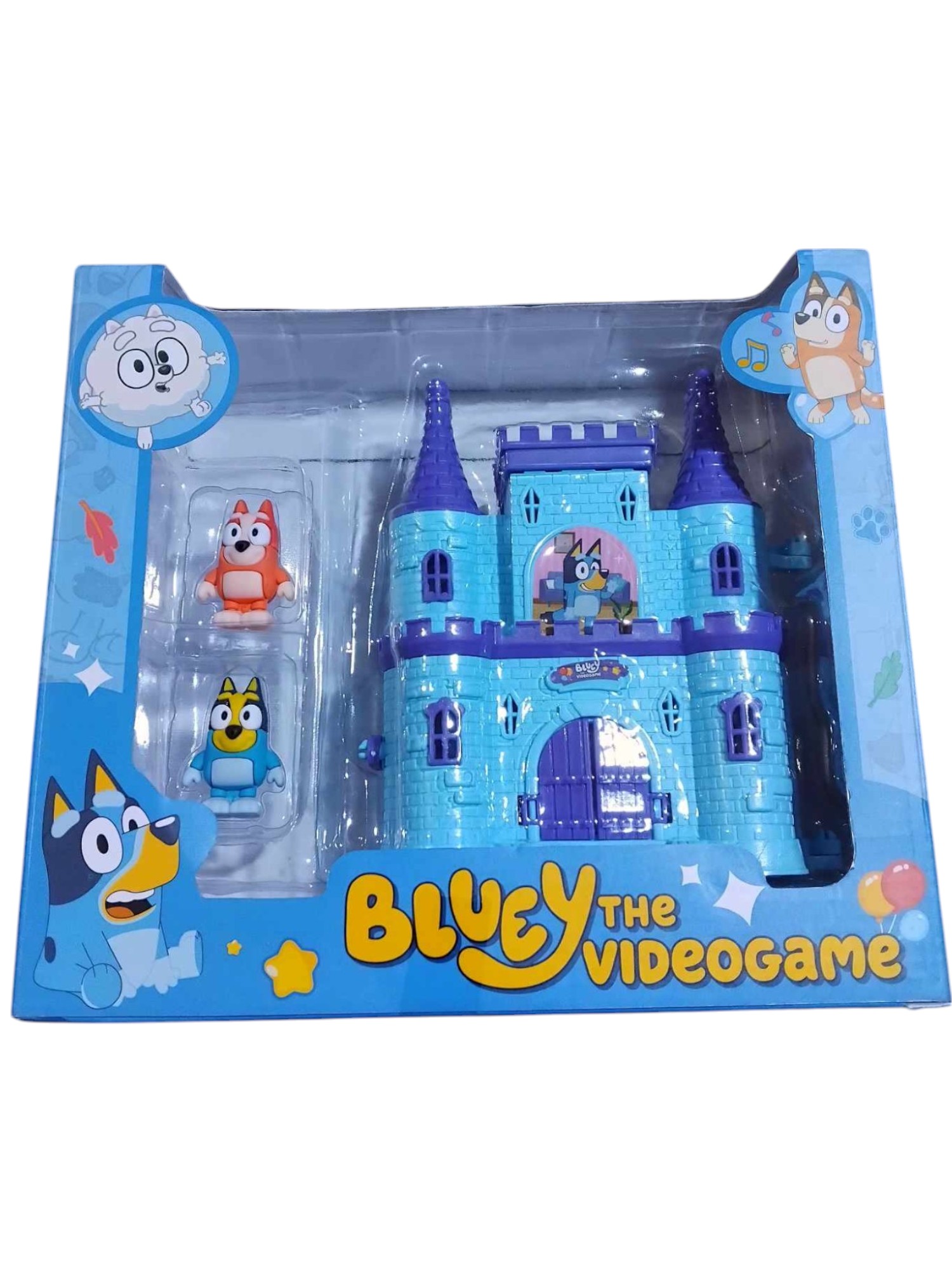 Σετ Παιχνίδι Bluey με Κάστρο και Φιγούρες F-01 Μπλε