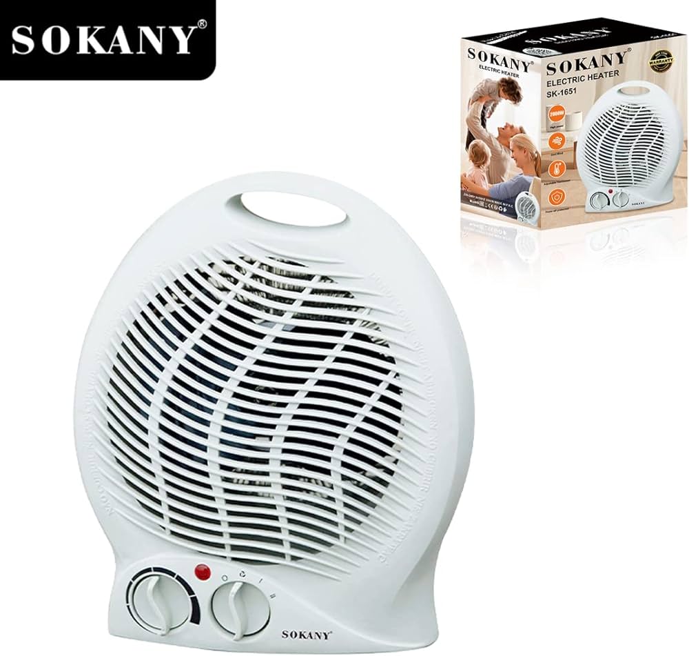 Κεραμικό Αερόθερμο Δαπέδου 2000W Sokany SK-1651 Λευκό