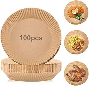 Αντικολλητικό Χαρτί 16cmx4.5cm για Air Fryer 100τμχ Καφέ