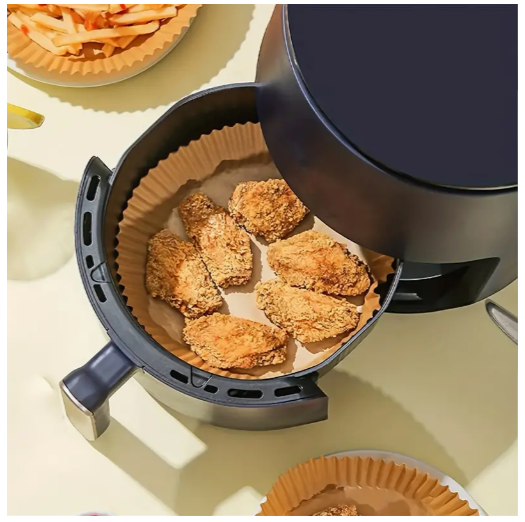 Αντικολλητικό Χαρτί 16cmx4.5cm για Air Fryer 100τμχ Καφέ