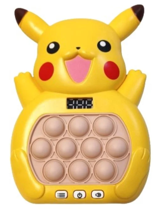 Speed Push Pokémon Pikachu Παιχνίδι Pop It Ηλεκτρονικό Αντιστρές Παιχνίδι 999-2A Κίτρινο