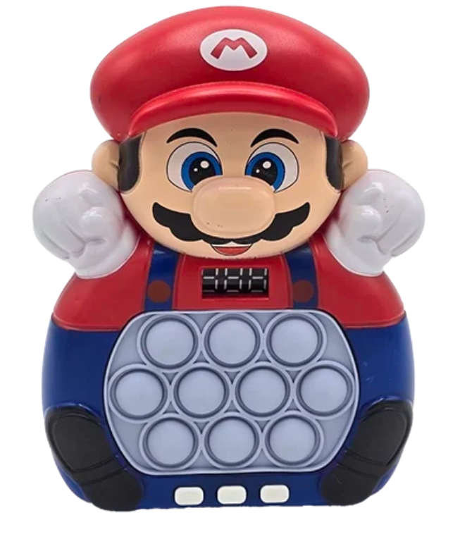 Speed Push Super Mario Παιχνίδι Pop It Ηλεκτρονικό Αντιστρές Παιχνίδι 999-2F Κόκκινο