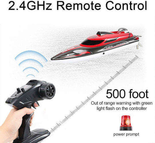 Speedboat HJ808 Τηλεκατευθυνόμενο Σκάφος 14+ HJ-808 Κόκκινο