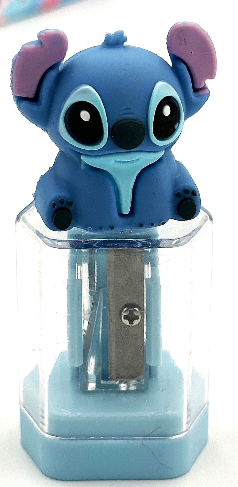 Stitch Ξύστρα Βαρελάκι Εξαγωνική MD-71096 Μπλε