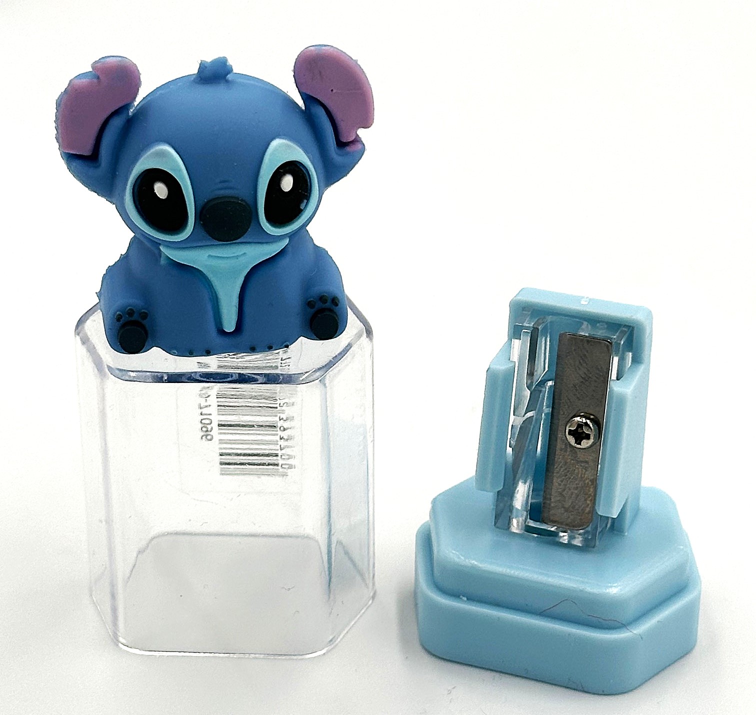 Stitch Ξύστρα Βαρελάκι Εξαγωνική MD-71096 Μπλε