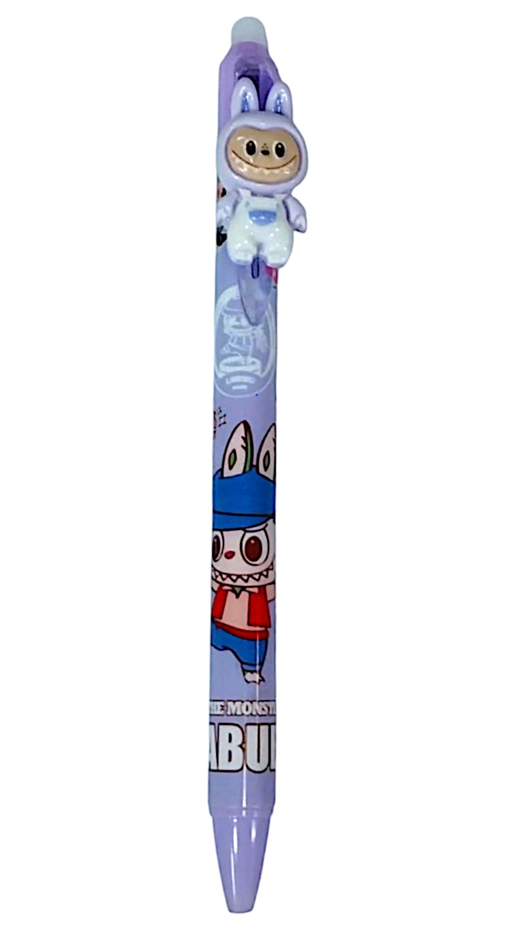 Στυλό Τζελ 0.38mm Φιγούρα Labubu E-005 Μωβ