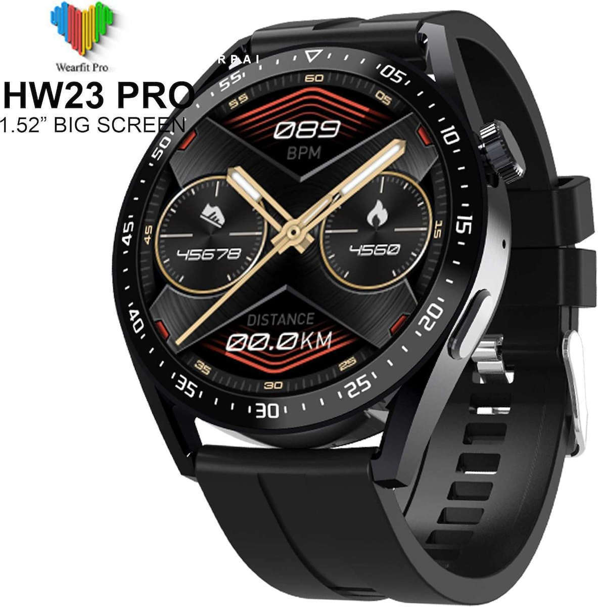 HW23 PRO Smartwatch TR-2070 Μαύρο