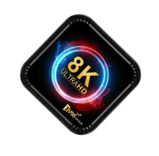 TV Box TV98 8K Android 13 Quad-core 2.4G&5G Dual Band Wifi+BT5.0 RK3528 Μαύρο