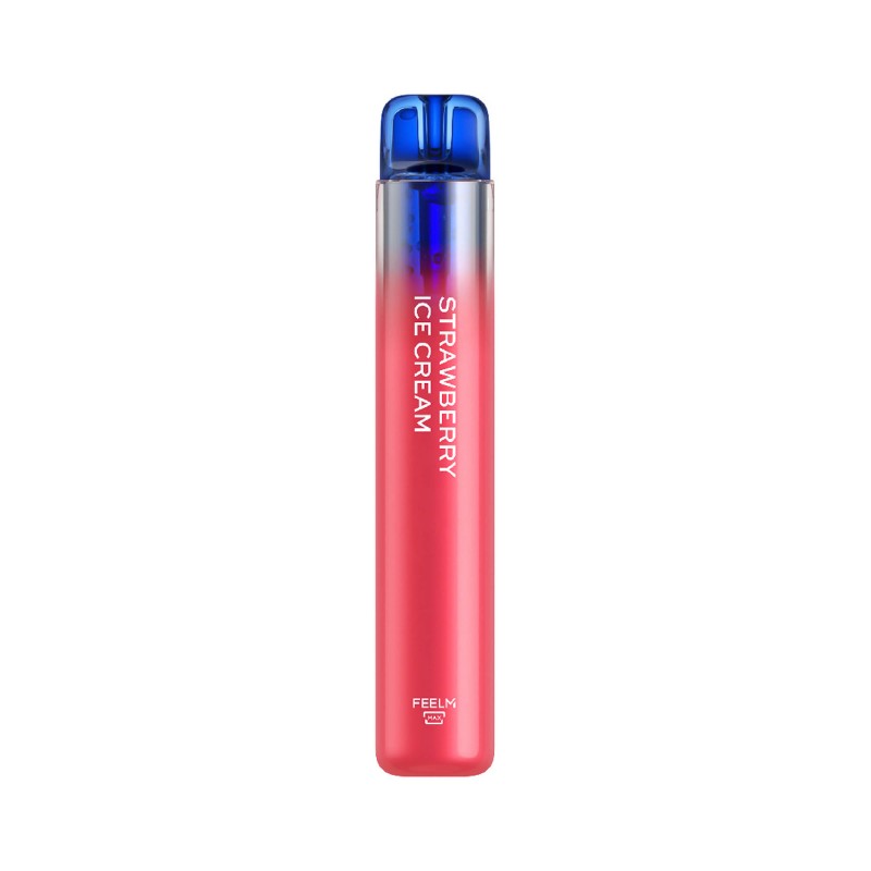 Vozol Neon 800 Strawberry Ice Cream Ηλεκτρονικό Τσιγάρο μιας Χρήσης 800 Εισπνοών 2ml 20mg