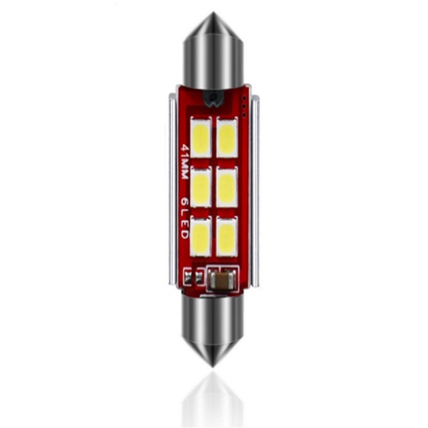 Λάμπα Αυτοκινήτου Canbus LED 6000K Ψυχρό Λευκό 41mm 2τμχ. w15190-3-1