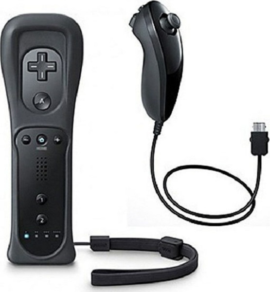Remote Plus & Nunchuck Pack Ασύρματο Gamepad για Wii Z-898 Μαύρο