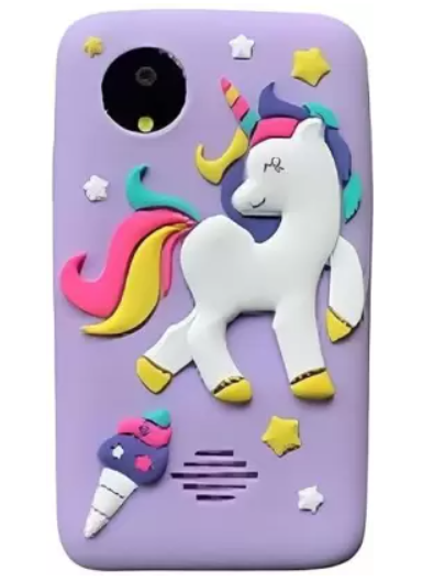 Παιδικό παιχνίδι Smartphone Unicorn με συσκευή αναπαραγωγής μουσικής MP3 - Διπλή κάμερα για selfies - Ενσωματωμένα παιχνίδια 2,4" Οθόνη 8MP Κάμερα - Μωβ